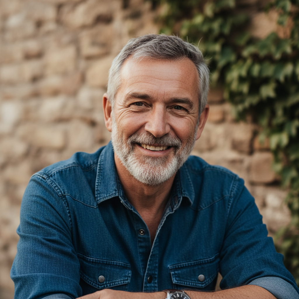 50 year old man portrait